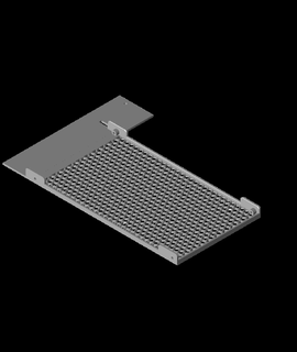 ventilador psu cubierta carcasa funda ender 3 v2 ruido 3d print model - Mito3D