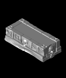 Fantasie Kriegsspiel Terrain Nekromant alt 3d Modell danke 3d print model - Mito3D