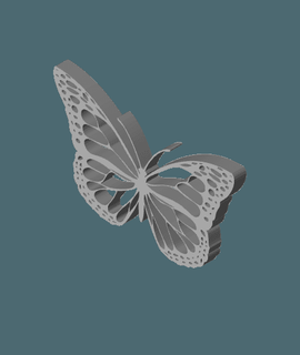 papillon emiliasera 3d print model - Mito3D