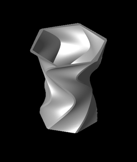 veloce esagonale vase container Stampa casa giardino 3d print model - Mito3D