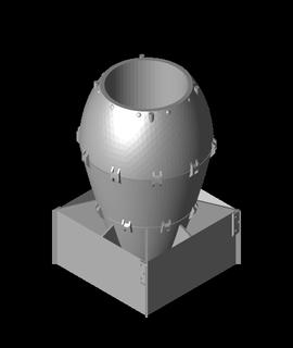 grasa hombre atómico bomba cerveza koozie 3d print model - Mito3D