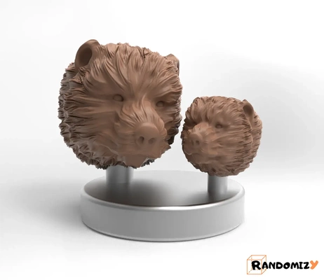 father's day bear statue base - 3d by randomizy on thangs 3d print model - Mito3D
