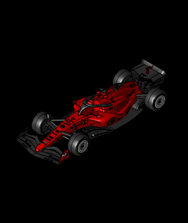 Ferrari f1 75 rouge gorge 3d print model - Mito3D