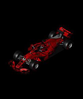 Ferrari f1 3d Modell Robinja danke 3d print model - Mito3D