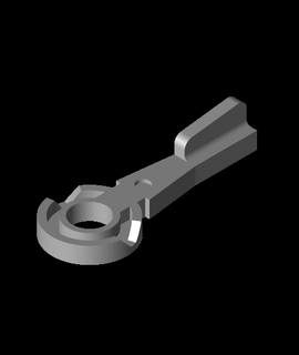 festool vacuum wheel lock leftstl 3d model thangs 3d print model - Mito3D