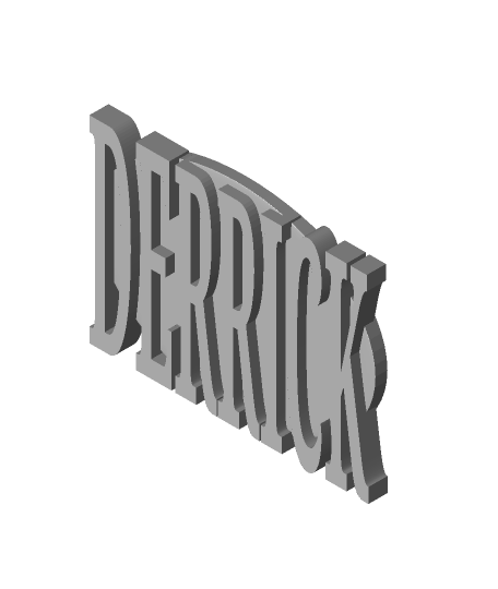 fhw Barry fragmento Derrick 3d modelo 3D print model - Mito3D