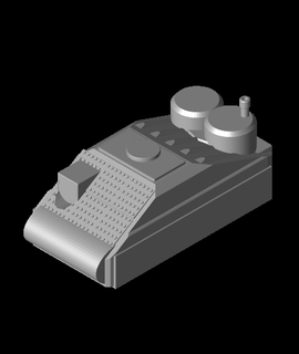 fhw chovel tanque prototipo Sherman aficiones juegos 3d print model - Mito3D