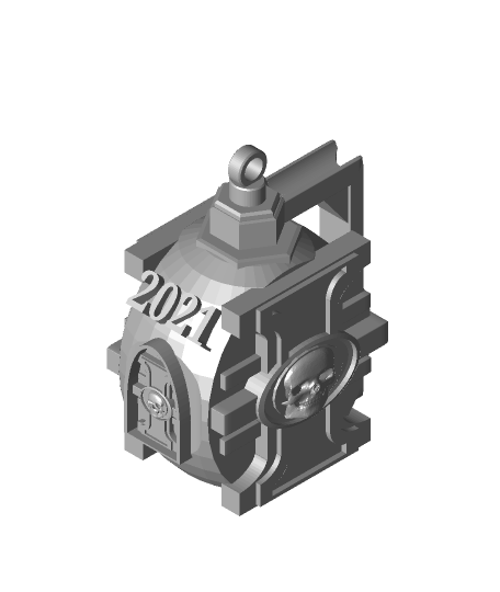 fhw Navidad ornamento inquisitorial 3d modelo gracias 3D print model - Mito3D