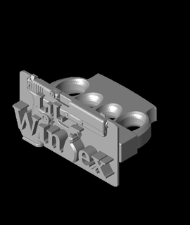 fhw limpieza up nudillos pequeño windex 3d modelo gracias 3d print model - Mito3D
