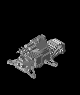 fhw concept junk rocker defense turret Hobbies & Games 3d print model - Mito3D