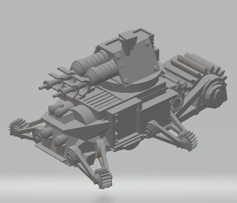 fhw concept junk rocker defense turret dual ray bod - 3d by free heathen workshop on thangs beacon of doom wargaming scifi warhammer 40k 3d print model - Mito3D