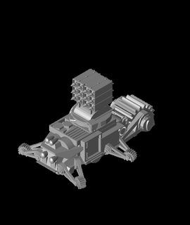 fhw concepto basura balancín defensa torreta aficiones juegos 3d print model - Mito3D