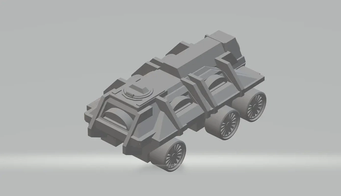 fhw sordu ulaşım prototip bod 3d by bedava dinsiz atölye teşekkürler tekerlek otomotiv şarap işaret ışığı of kıyamet acımasız karanlık 40k savaş oyunları 28mm ölçek 3d print model - Mito3D