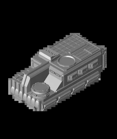 fhw gbj hover tank v11 troop transport concept bod - 3d by free heathen workshop on thangs 3d print model - Mito3D