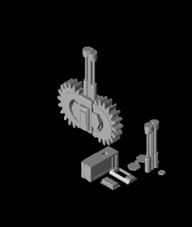 fhw gear axe prop bod Hobbies & Games 3d print model - Mito3D