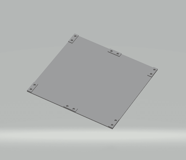 fhw invernadero panel claro 2mmx200mx200mmstl gratis pagano taller 3d print model - Mito3D
