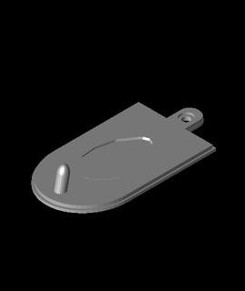 fhw cavalo cabeça chave anel suporte 3d modelo 3d print model - Mito3D