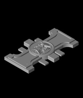 fhw Inquisitor schwarzes Herz Logo dumm 3d Modell danke 3d print model - Mito3D