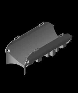 fhw inquisitorisch Schienbein Pad Cosplay 3d print model - Mito3D