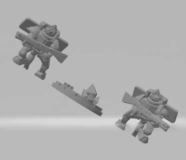 fhw saltare ratto trencher fucile caccia gratuito pagani officina 3d print model - Mito3D