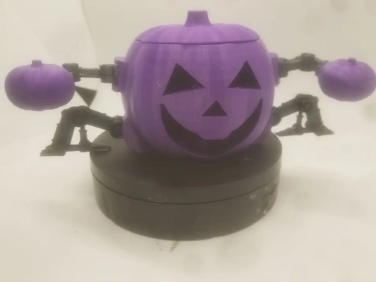 fhw lantern pumpkin bot v1 ez print - 3d by free heathen workshop on thangs halloween tea light 3d print model - Mito3D