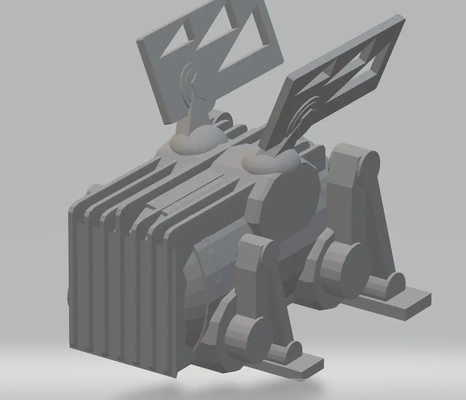fhw kaçar sunucu birim prototip bod 3d by bedava dinsiz atölye teşekkürler kol işaret ışığı of kıyamet çekirge savaş oyunları acımasız karanlık warhammer 40k masa bilimkurgu 3d print model - Mito3D