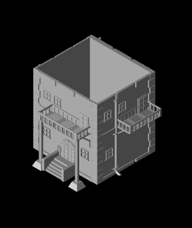 fhw mini kasaba apartman bina ev Bahçe 3d print model - Mito3D