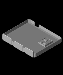 fhw minitown stripmall roof v13 updated Home & Garden 3d print model - Mito3D