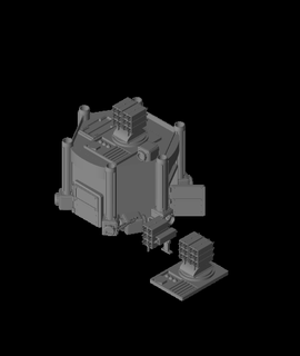 fhw füze Küçük kule temel tamamlayınız se 3d model teşekkürler 3d print model - Mito3D