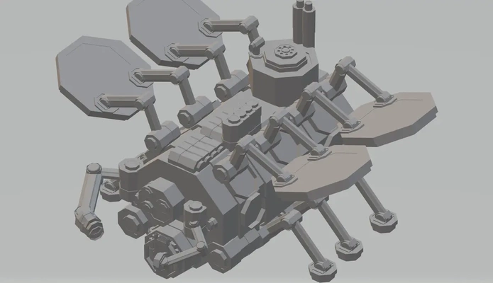 fhw güve sunucu birim prototip bod 3d by bedava dinsiz atölye teşekkürler kıyamet işareti işaret ışığı of acımasız karanlık savaş oyunu rpg robot altıgen oyunları bilimkurgu 3d print model - Mito3D