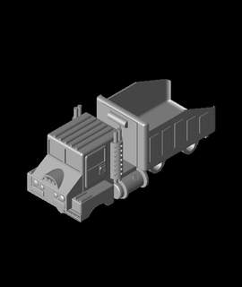 fhw mr slowpoke xl dump truck 3d model thangs 3d print model - Mito3D