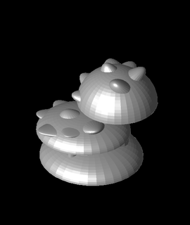 fhw mushroom terrain 2 bod Hobbies & Games 3d print model - Mito3D