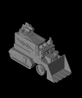 fhw oxchan blaster camion v12 ez impression 3d print model - Mito3D