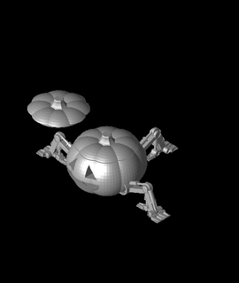 fhw citrouille grenouille bot couvercle 3d modèle 3d print model - Mito3D