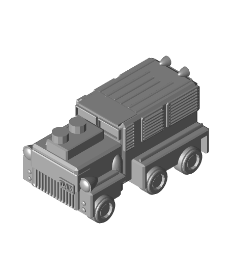 fhw rail cult engine v11 bod 3D print model - Mito3D