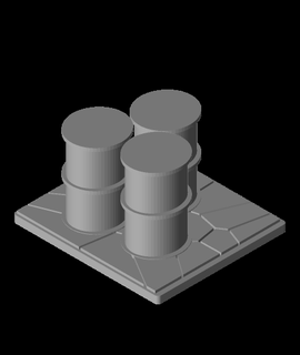 fhw scifi partes vender barril conjunto 1 corpo hobbies jogos 3d print model - Mito3D