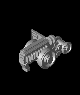 fhw strepitoso acceleratore cannone v12 hobby Giochi 3d print model - Mito3D