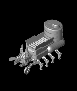 fhw araña larva moscardón 28mm escala 3d modelo gracias 3d print model - Mito3D