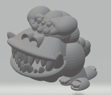 fhw swuig monster update 2 - free heathen workshop 3d print model - Mito3D