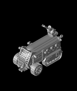fhw traccia cannone v1 3d modello grazie 3d print model - Mito3D