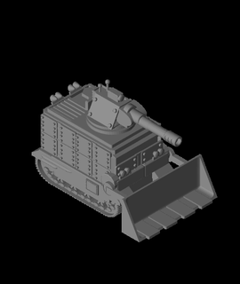 fhw Tunnel Ratten Bergbau Wagen Panzer v12 ez 3d Modell danke 3d print model - Mito3D