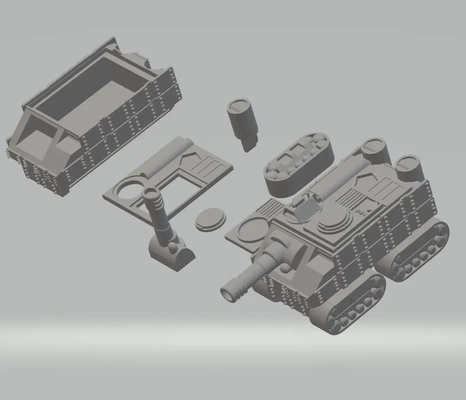 fhw túnel ratos mtrc tanque kit 3d by livre pagão oficina on 3d print model - Mito3D