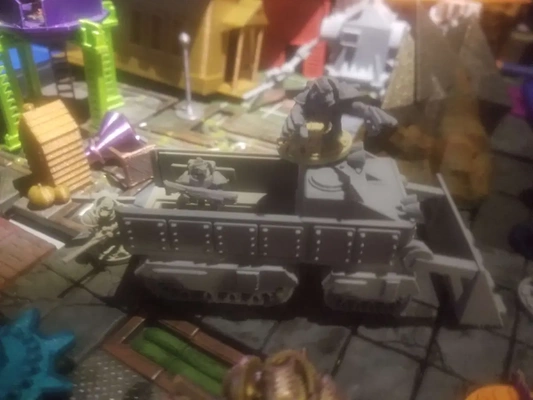 fhw tunnel rats open truck v1 concept - 3d by free heathen workshop on thangs beaon of doom space rats' sci fi wargaming starfinder dnd warhammer 40k 3d print model - Mito3D
