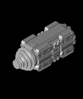 fhw Tunnel Ratten Tunnelbau Motor bod 3d print model - Mito3D