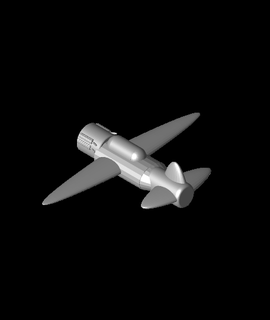 fhw Vihelmo impérial lumière avion 3d modèle 3d print model - Mito3D