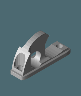fhw wall hook v4 - free heathen workshop 3d print model - Mito3D