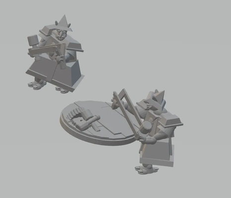 fhw zoblin lobber concept - 3d by free heathen workshop on thangs beacon of doom space goblin gobo 3d print model - Mito3D