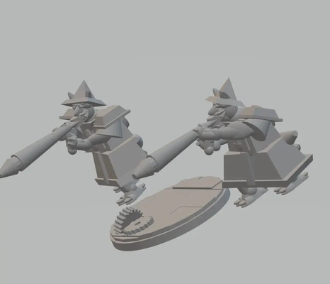 fhw zorblin grenade launcher concept - 3d by free heathen workshop on thangs beacon of doom scifi goblin trooper warhammer dnd starfinder rpg space wargame 3d print model - Mito3D