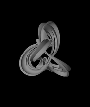 Zahl 8 Knoten ergänzen Triangulation 3d Modell danke 3d print model - Mito3D