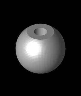 filamento guía rail pelota enchufe 3d modelo gracias 3d print model - Mito3D